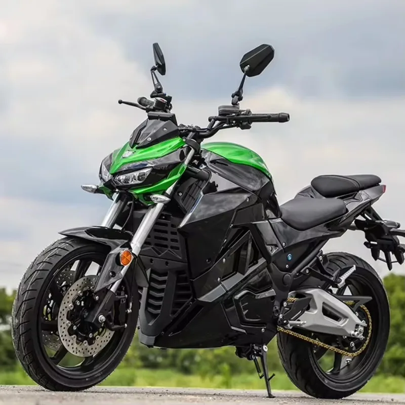 Rs 3000W Adult Electric Off-Road Motorcycle High Speed 72V Lithium Battery Scooter with Disc Brakes