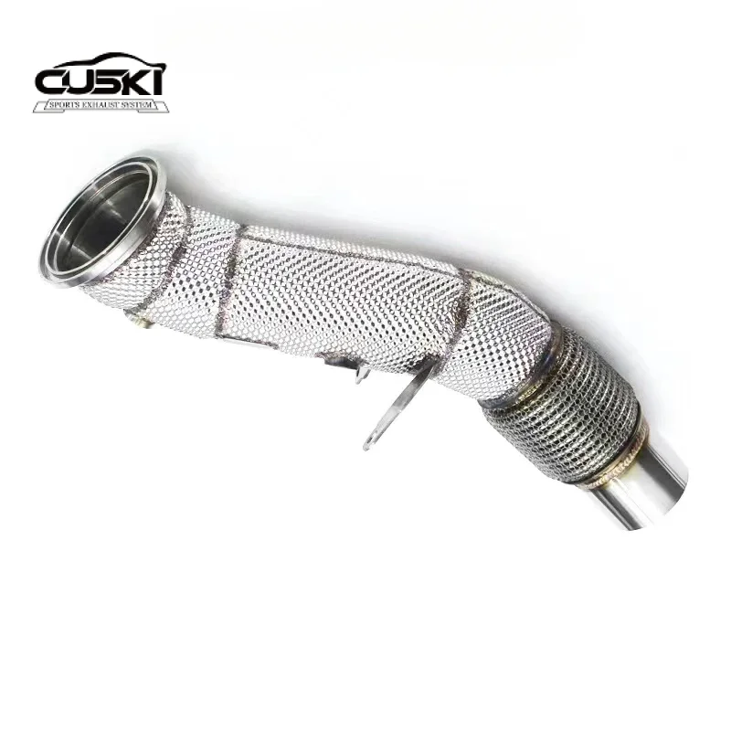 High Flow Automotive Exhaust Modification Parts--Performance Exhaust Downpipe For BMW 425i 430i B48 Engine 2.0T car exhaust duct