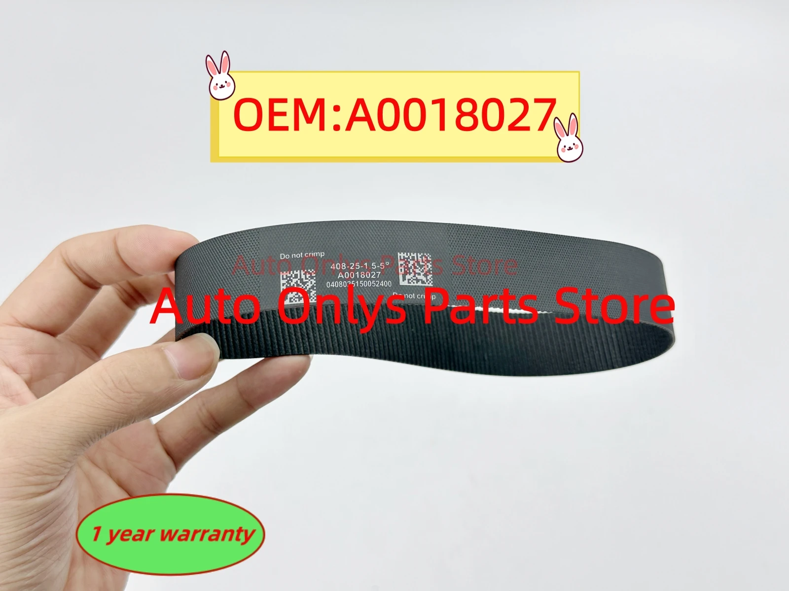 

1pc New ​A0018027 High Quality Electric Steering Rack Belt For Ford Explorer 2011-2019 HEE4101ERM 408-25-1.5-5°