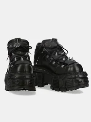2024 New Black Muffin Platform punk Women's Small Men's Spanish Trend Brand Cyberpunk Dad Shoes 8cm