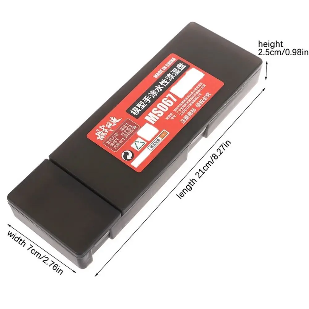 Tavolozza bagnata portatile Tavolozza di pittura pratica e durevole Mantiene la tua vernice bagnata per più lunghi per vernici in miniatura e vernici acriliche