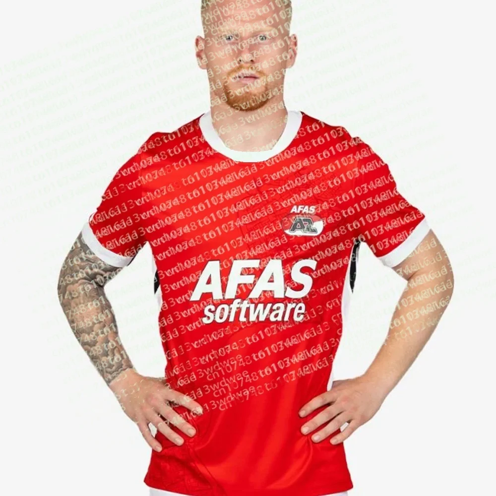 Nueva Colección Verano 2026, Camiseta de Fútbol AZ Alkmaar para el Hogar, Camiseta Familiar a Juego, Adecuada para Uso Diario y de Entrenamiento