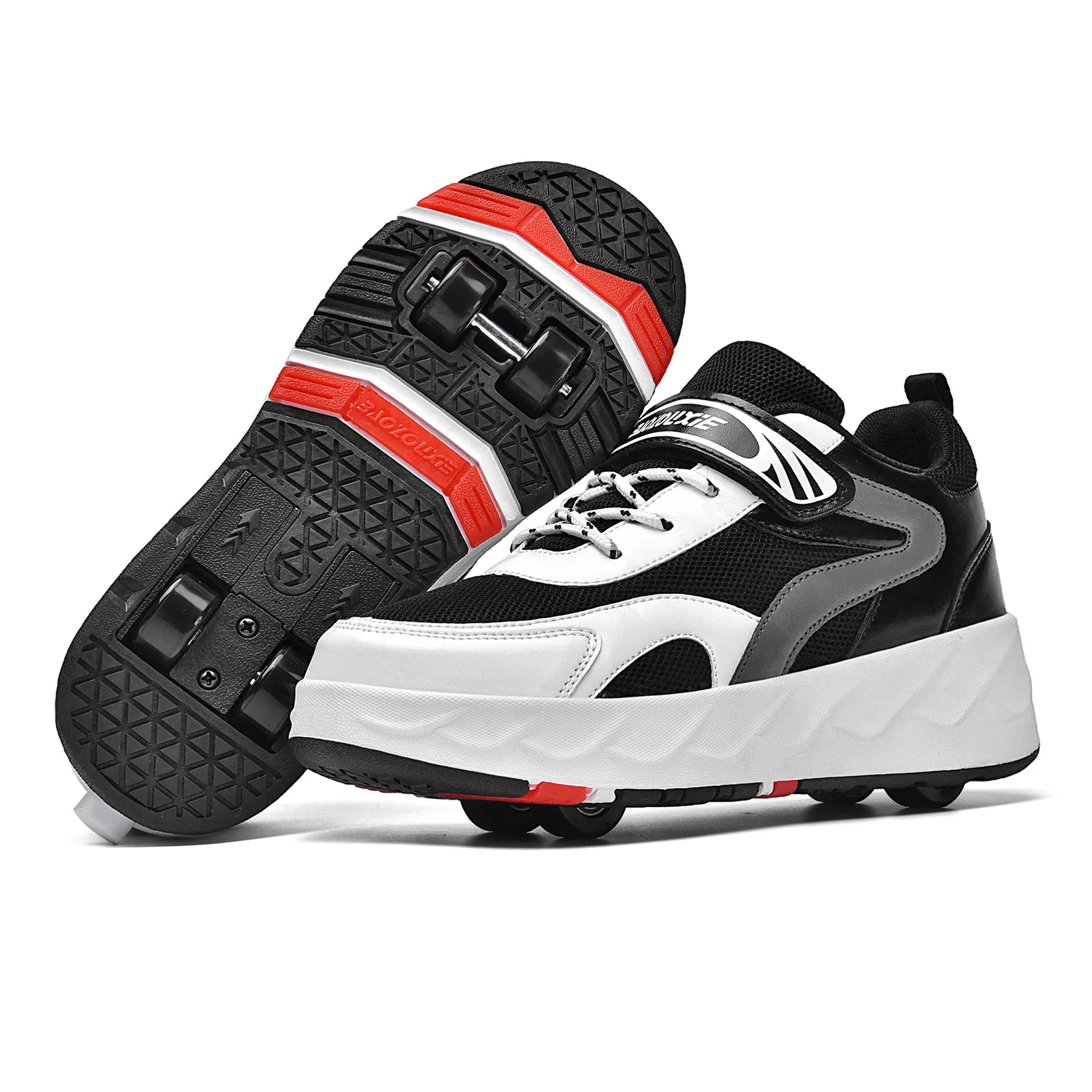 

New Fashion Four Wheels Children Roller Shoes Boys & Girls Roller Skates Kids Sneakers