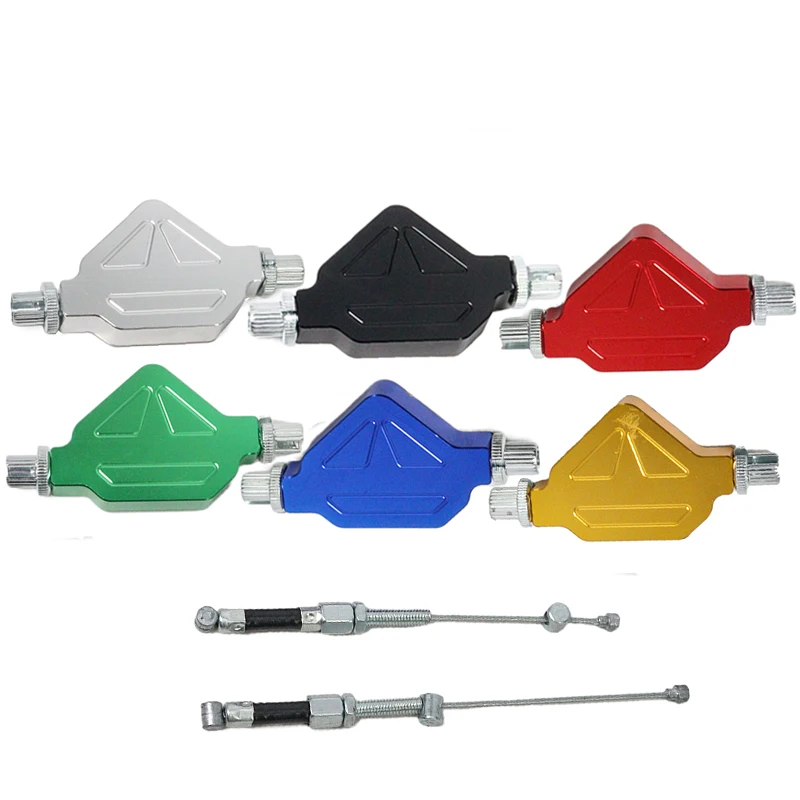 Motorcycle CNC Short Stunt Clutch Lever Easy Pull Cable System Kit For CR CRF XR YZ WR TTR KX KLX RMZ RMX RM Motocross Dirt Bike