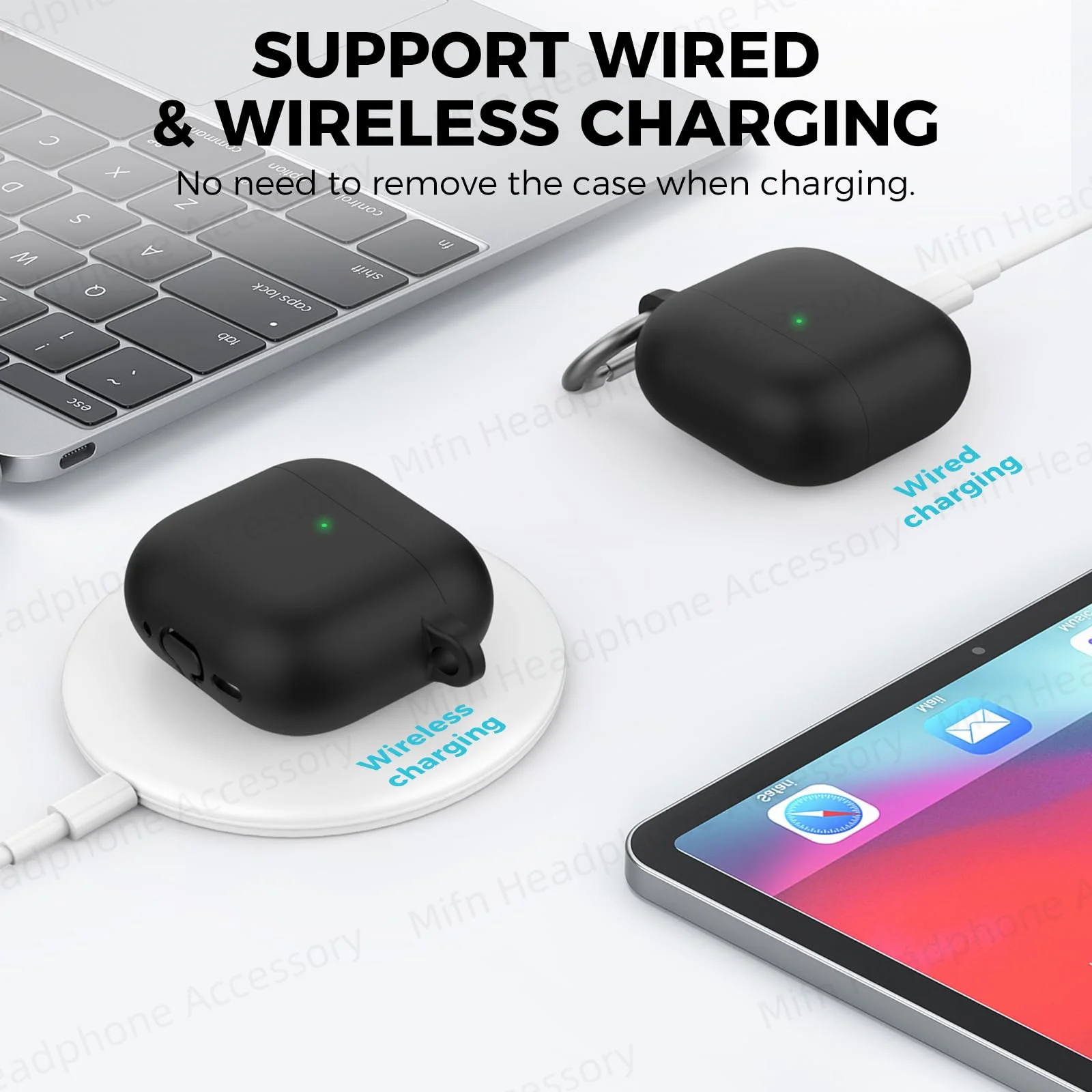 Para airpods 4th geração caso bonito fone de ouvido caso silicone macio proteger capa para mulher caso para airpods 4 com caneta limpeza