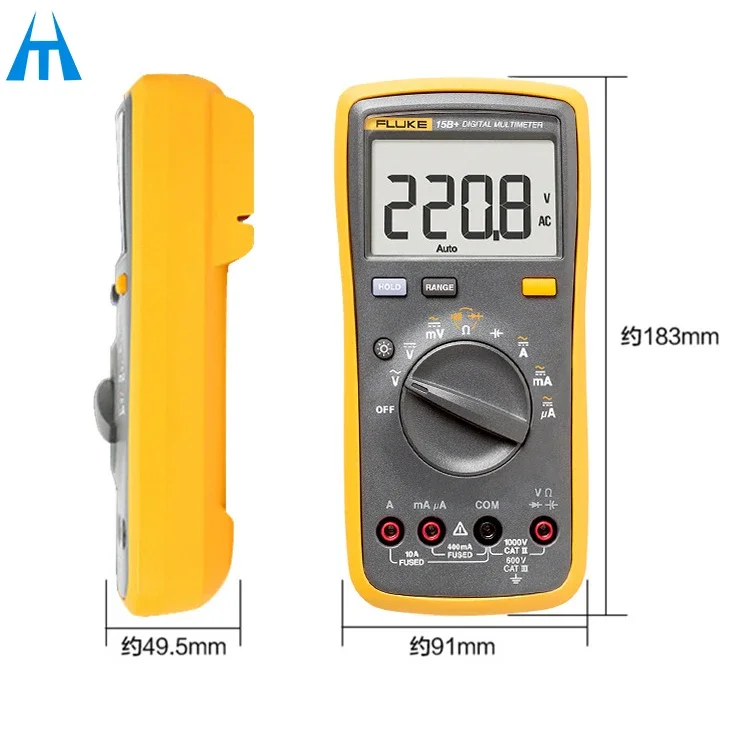 Multi-purpose ammeter auto-range digital display Electronic repair equipment instrument Circuit maintenance instrument