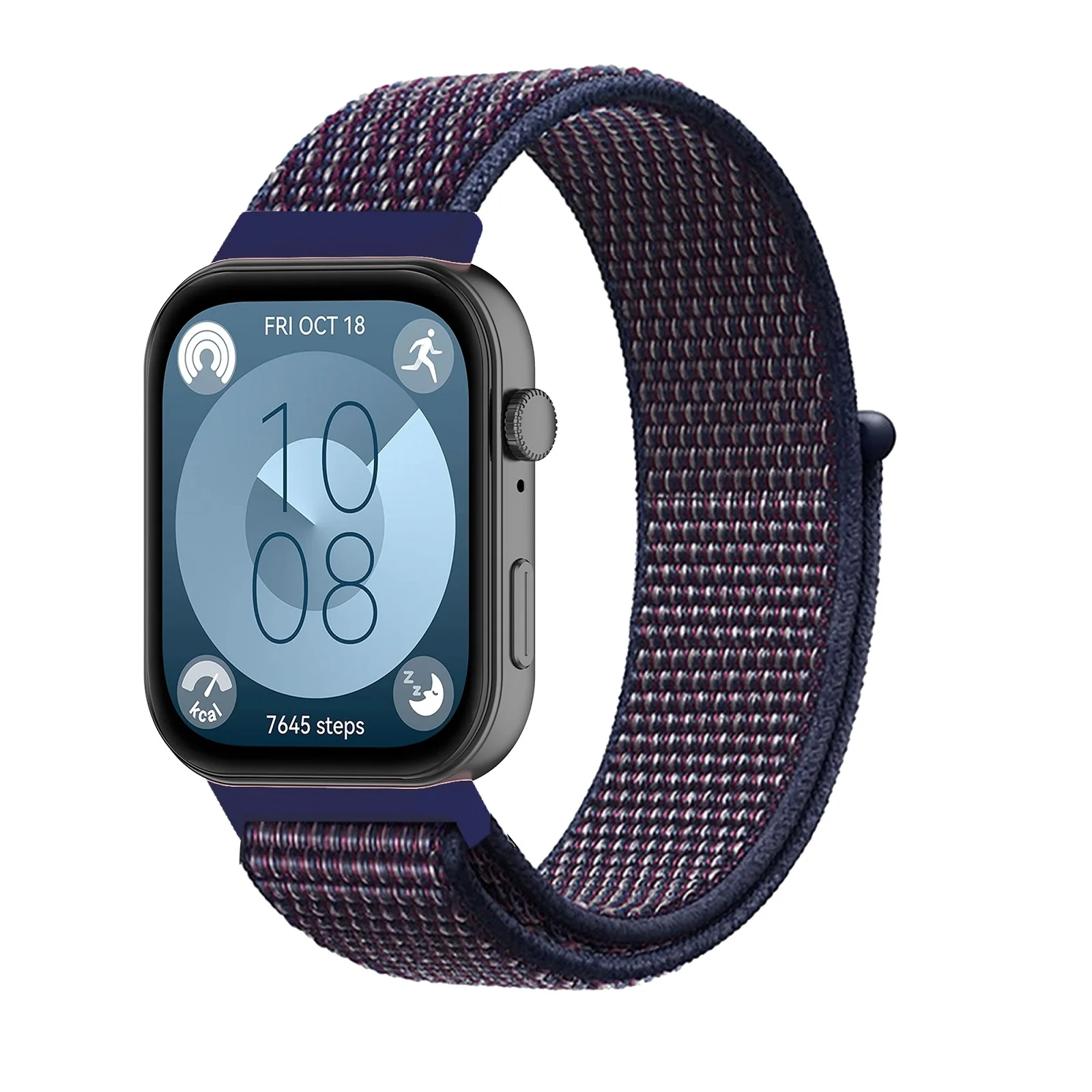 22mm Strap Nylon loop Woven Watch Band For Huawei watch FIT3 Braided Clasp Replace Wristband Smart WatchBracelet Accessories image 4