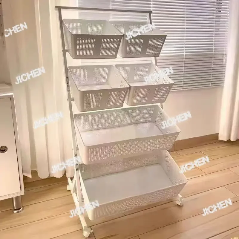 

Neu versandte Artikel Metal rack Multi-layer floor-to-ceiling removable kitchen Vegetable basket for fruit and vegetable storage