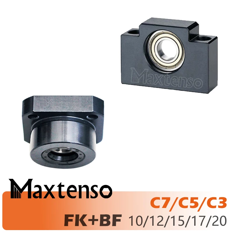 

MAXTENSO FKBF FK10 FK12 FK15 BF10 BF12 BF15 Ball Screw Support Unit Set C7 C5 C3 Professional TBI SFU HIWIN Ground 1605 2005 New