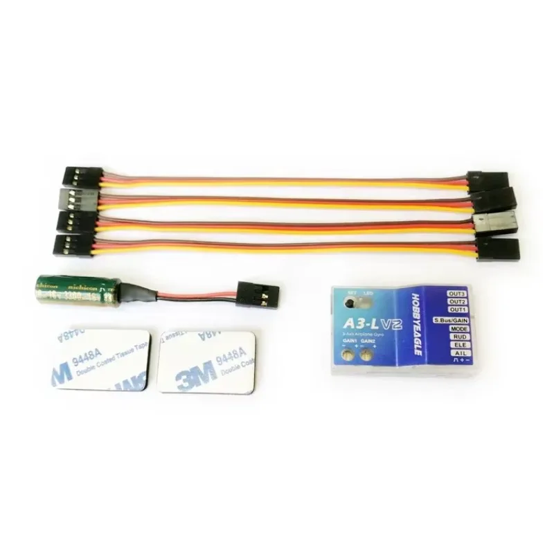 Gyroscope 3 Axes Avion RC Jadeshay A3 V2 – Stabilisateur Gyro 3 Axes Pour Avion RC – Contrôleur Vol Avec Auto-Équilibrage, Modes Multiple – Idéal Débutant