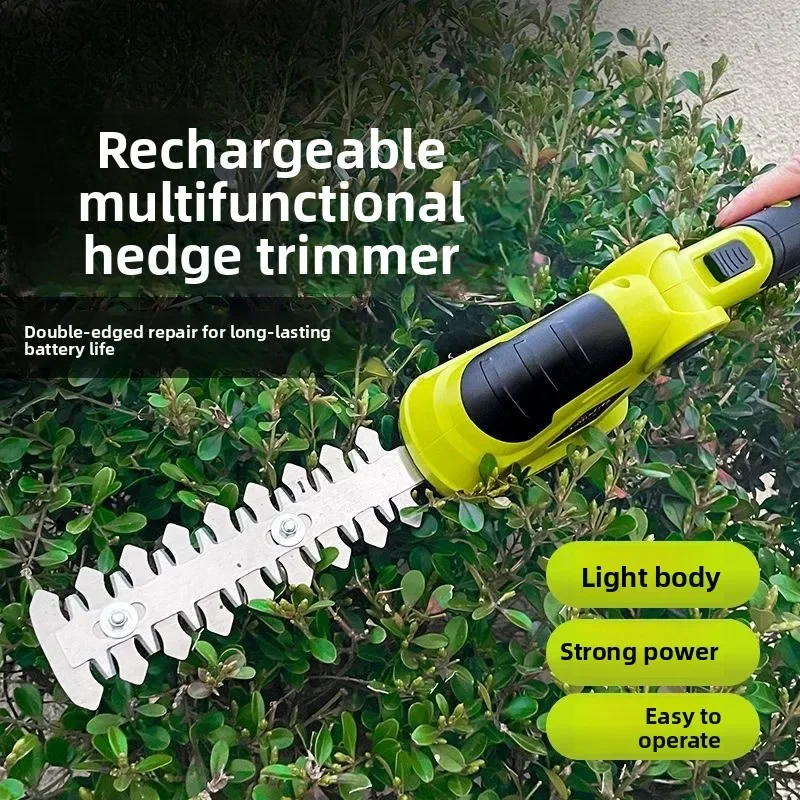 Premium Charging Wireless Lithium Battery Lawn Mower Pruning Machine Electric Lawn Mower Household Powerful Multifunctional