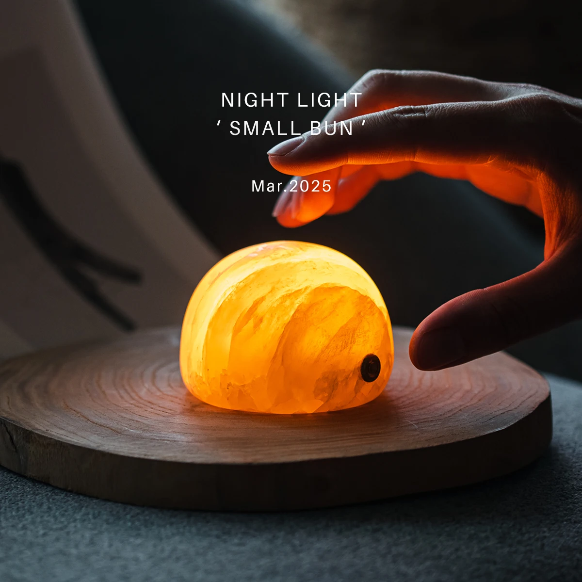 

Минеральный ночник в подарок для спальни, светильник для сна, атмосфера изголовья кровати, зарядка, высокая красота