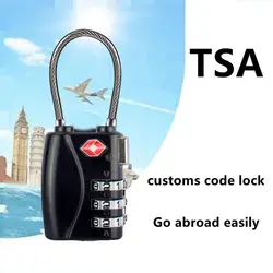 TSA Locks Smart Combination Lock for Travel Luggage Suitcase Anti-theft Code Padlock Customs Password Lock