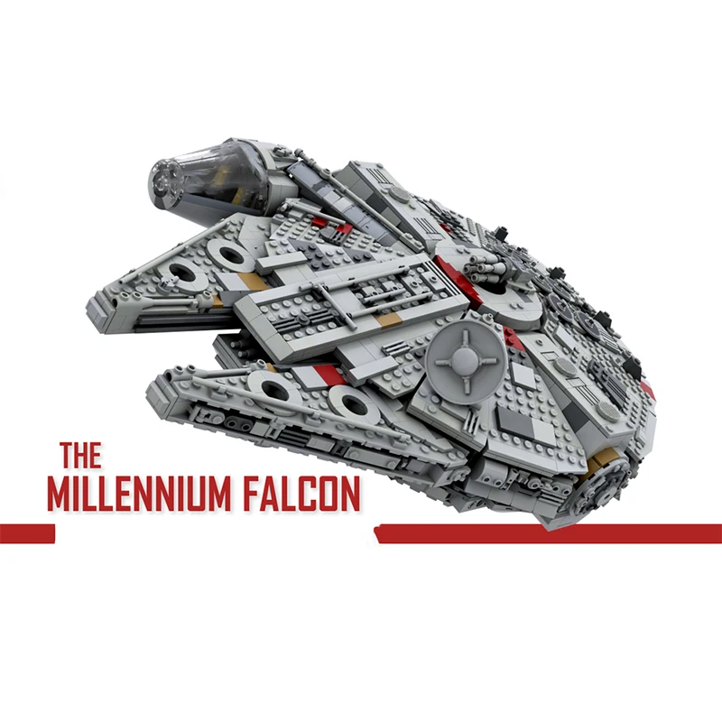 

2857 шт. MOC Corellian YT-1300 Freighter Star Battle, строительные блоки, очаровательный подарок для детей, рождественское здание, веселое Рождество