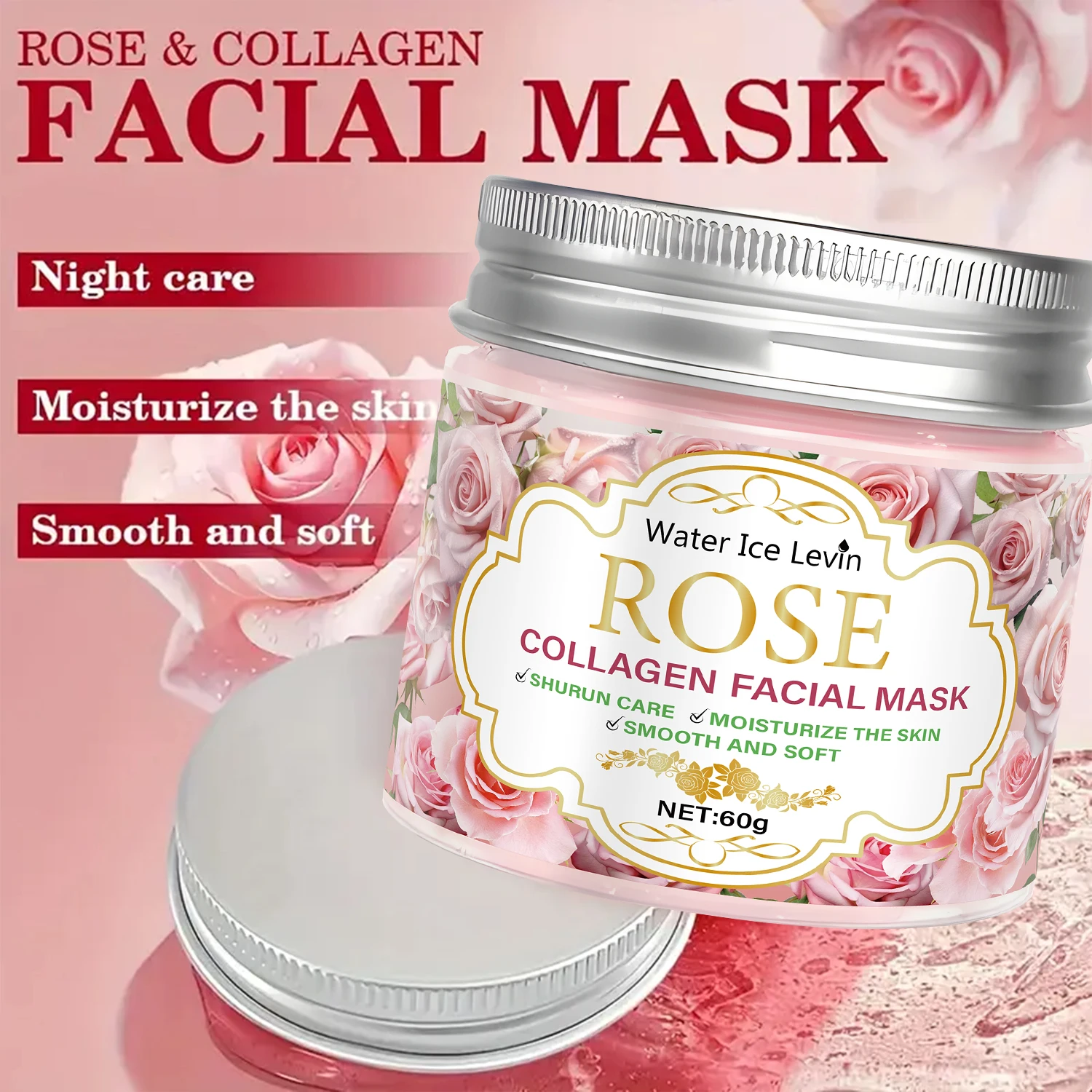 قناع الكولاجين للوجه: ترطيب فوري + نعومة فائقة (لمظهر مشرق) #5