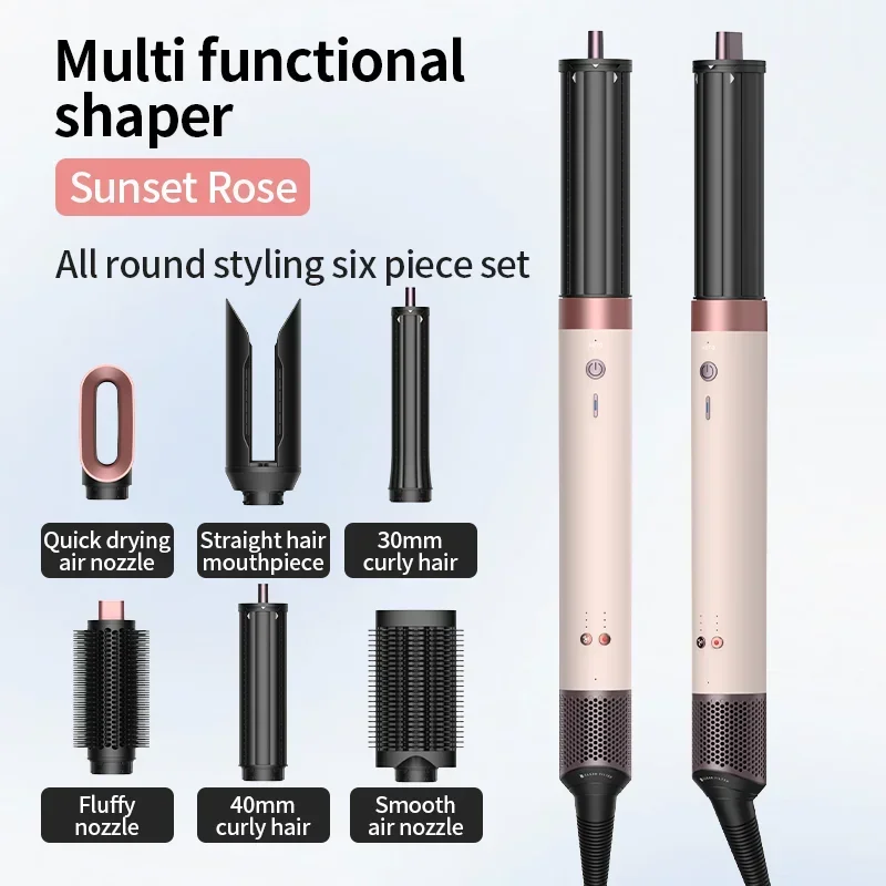 2026 150000 RPM High Speed Hair Dryer 6 in 1 Set with Straightener and Curling Iron Styling hair dryer home appliance