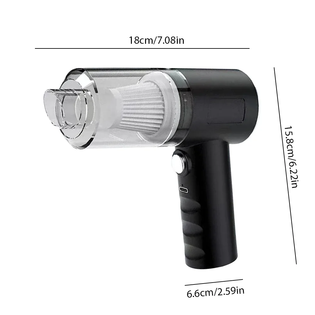 Автомобильный пылесос 6000Pa, беспроводной маленький пылесос, беспроводной ручной пылесос с сильным всасыванием, автоматический пылесос для автомобиля Mi