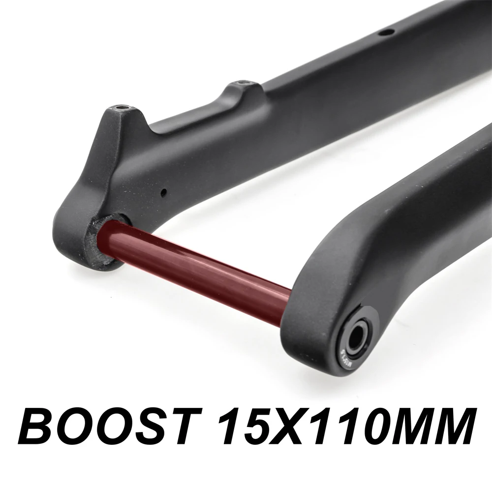 Carbon 29er Boost Fork 15x110mm Thru Axle Tapered 29inch Mountain Bike Rigid Forks 29er MTB Carbon Fork