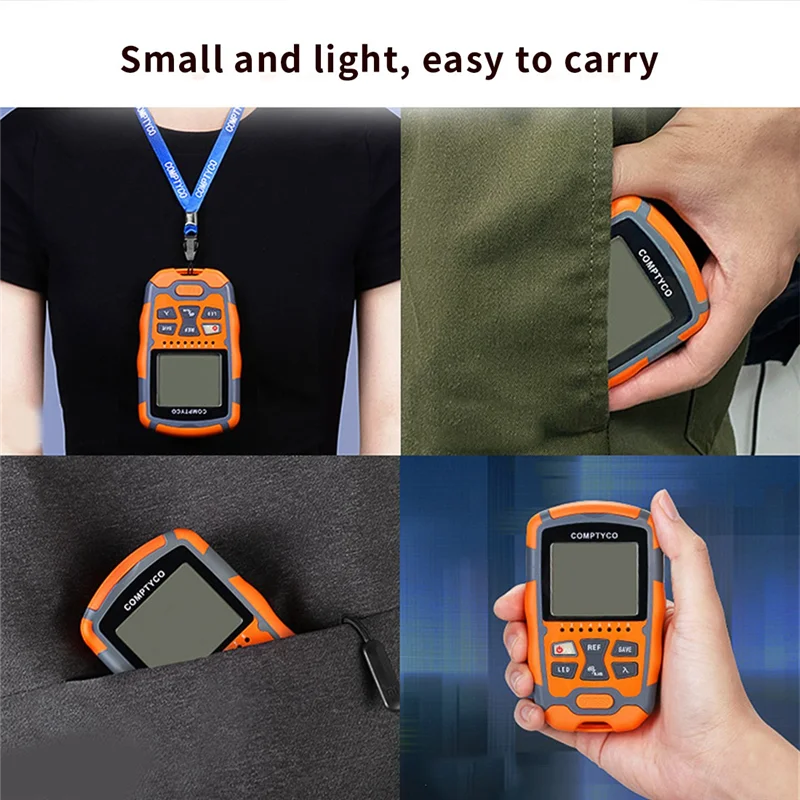 Mini Optical Power Meter -M7 OPM Fiber Optical Cable Tester -70DBm-+10DBm SC/FC/ Universal Interface Connector