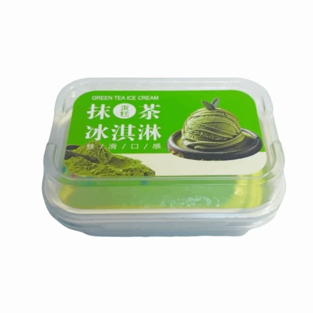 Slow-rebound Simulation Bread Squeeze Toy 3D Bread Shaped Squishy Fidget Toy Soft Kneading Sticky Box Cake Squishy Toy