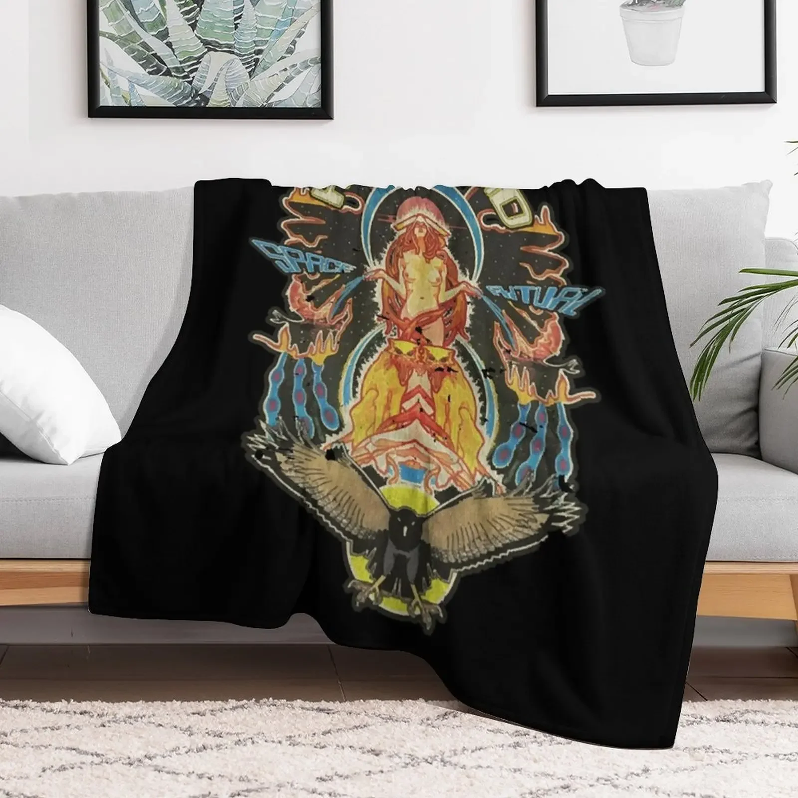 Space Ritual 1973 Essential Throw Blanket Plush Stuffeds Tourist Flannels Blankets