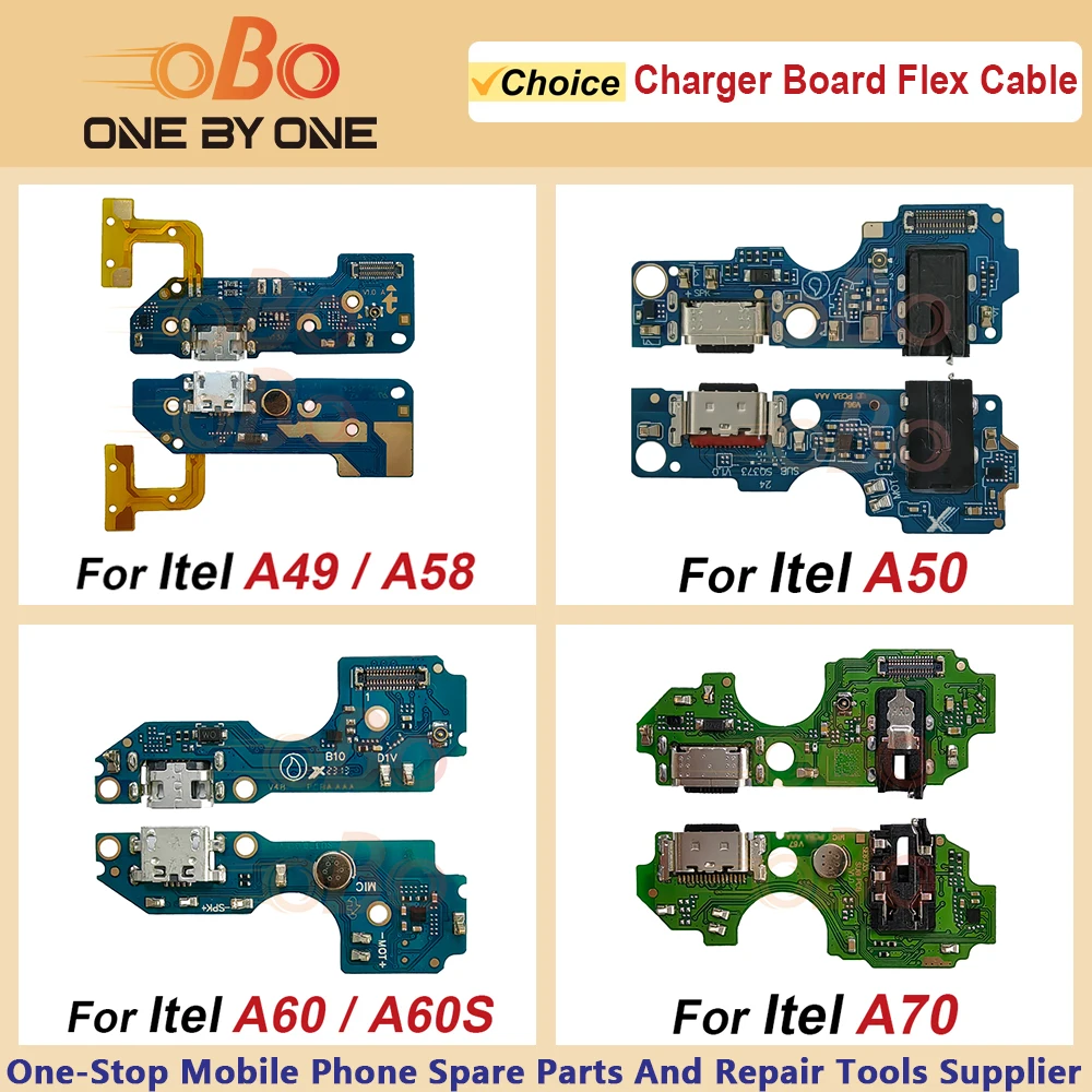 USB Charging Port Board For Itel A05S A48 A49 A50 A58 A60 A60S A70 Charger Dock Connector Flex Cable Repair（1PC）
