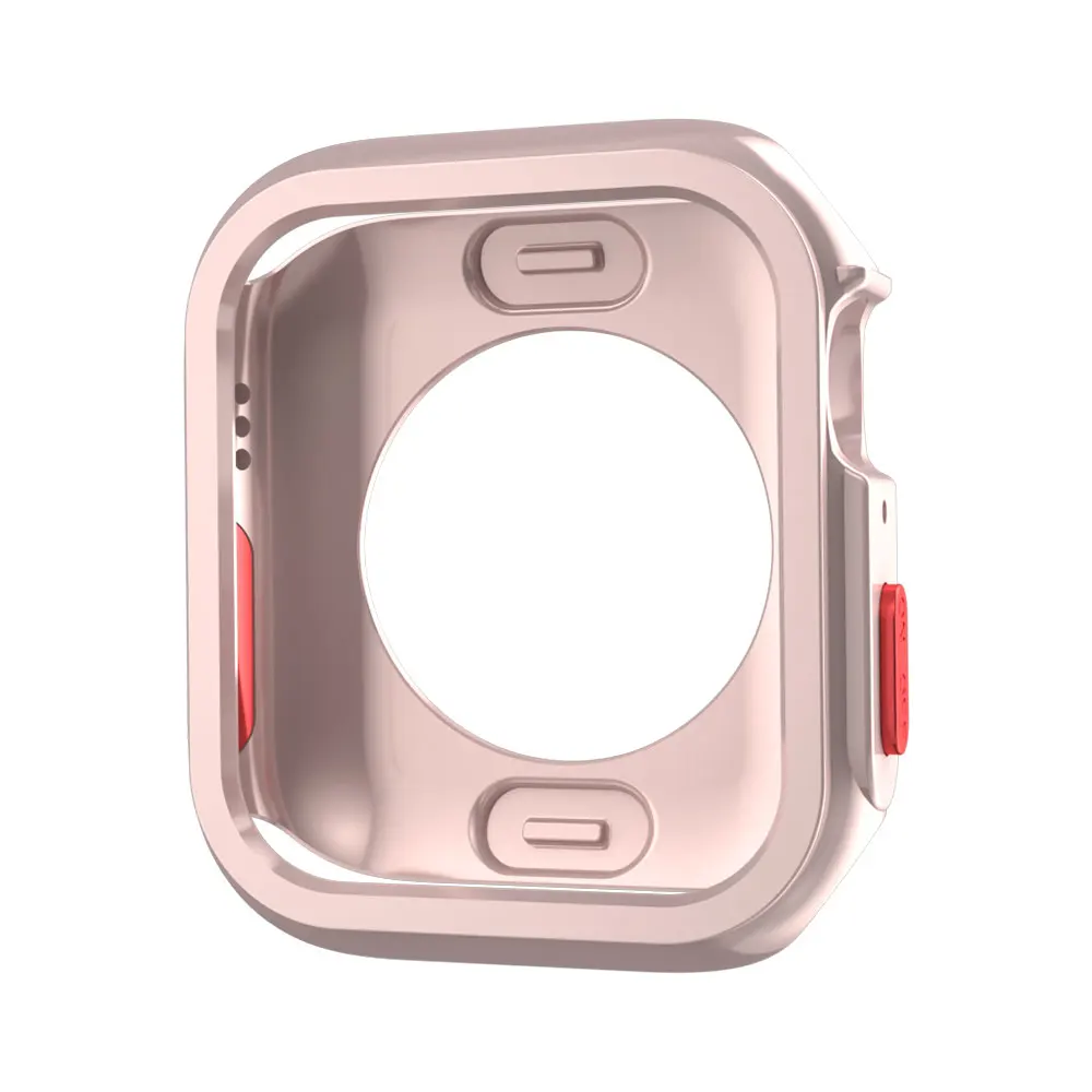Z miękkiego TPU ekran etui ochronne na Apple Watch 45mm 41mm 44mm 40mm zderzak obudowa ochronna do iwatch serii 8 7 6 SE 5 4