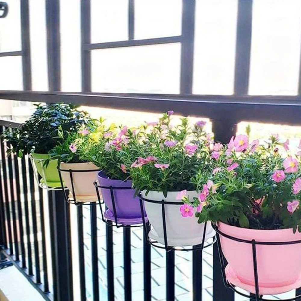 1–4 Stück stilvolle runde Hängepflanzgefäße aus Metall – perfekt für Balkon, Garten und Innendekoration! – Detail 7