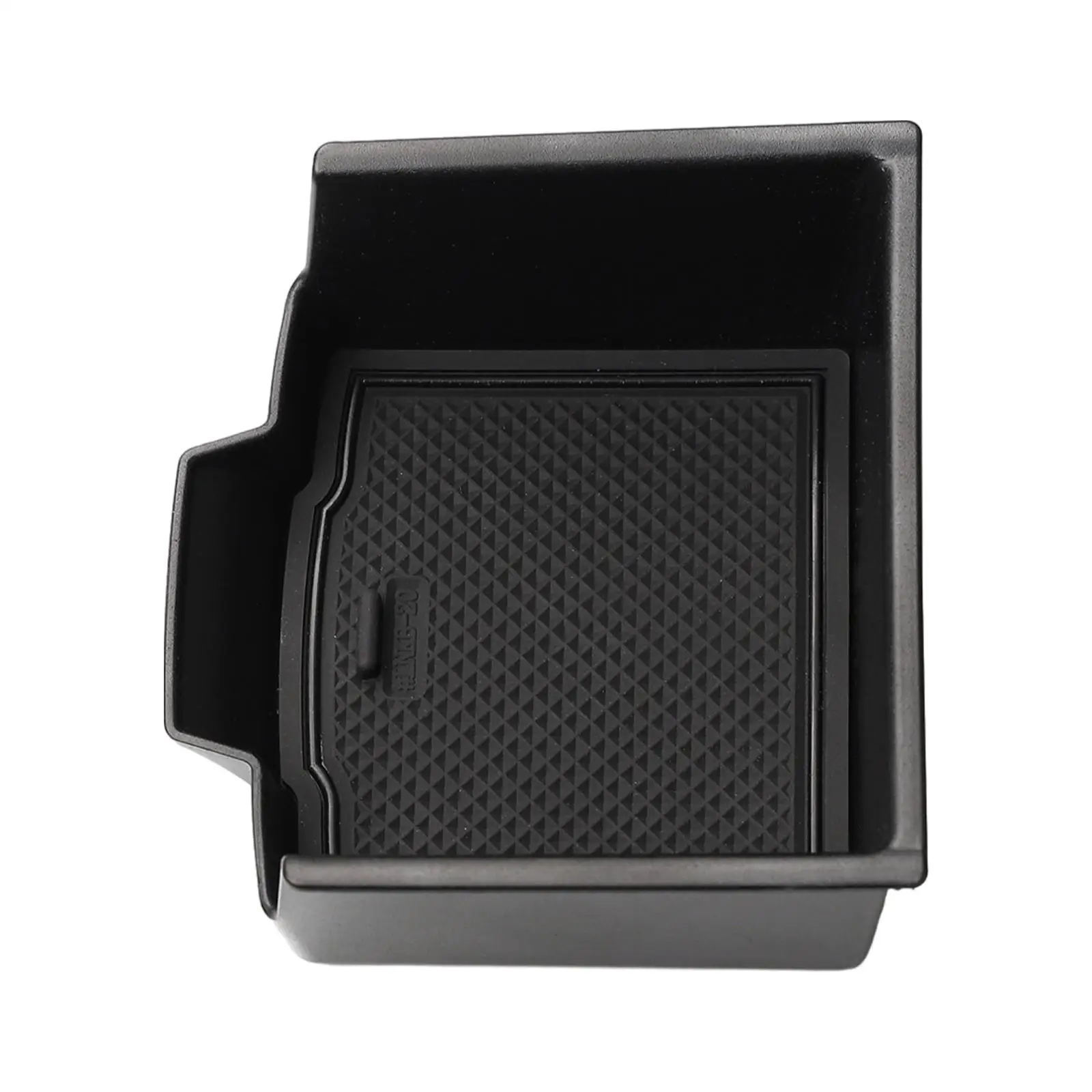 صينية تنظيم وحدة التحكم المركزية للسيارة، ملحقات داخلية للسيارة من البلاستيك الأسود المتين لحامل أكواب المقعد الخلفي للسيارة #2
