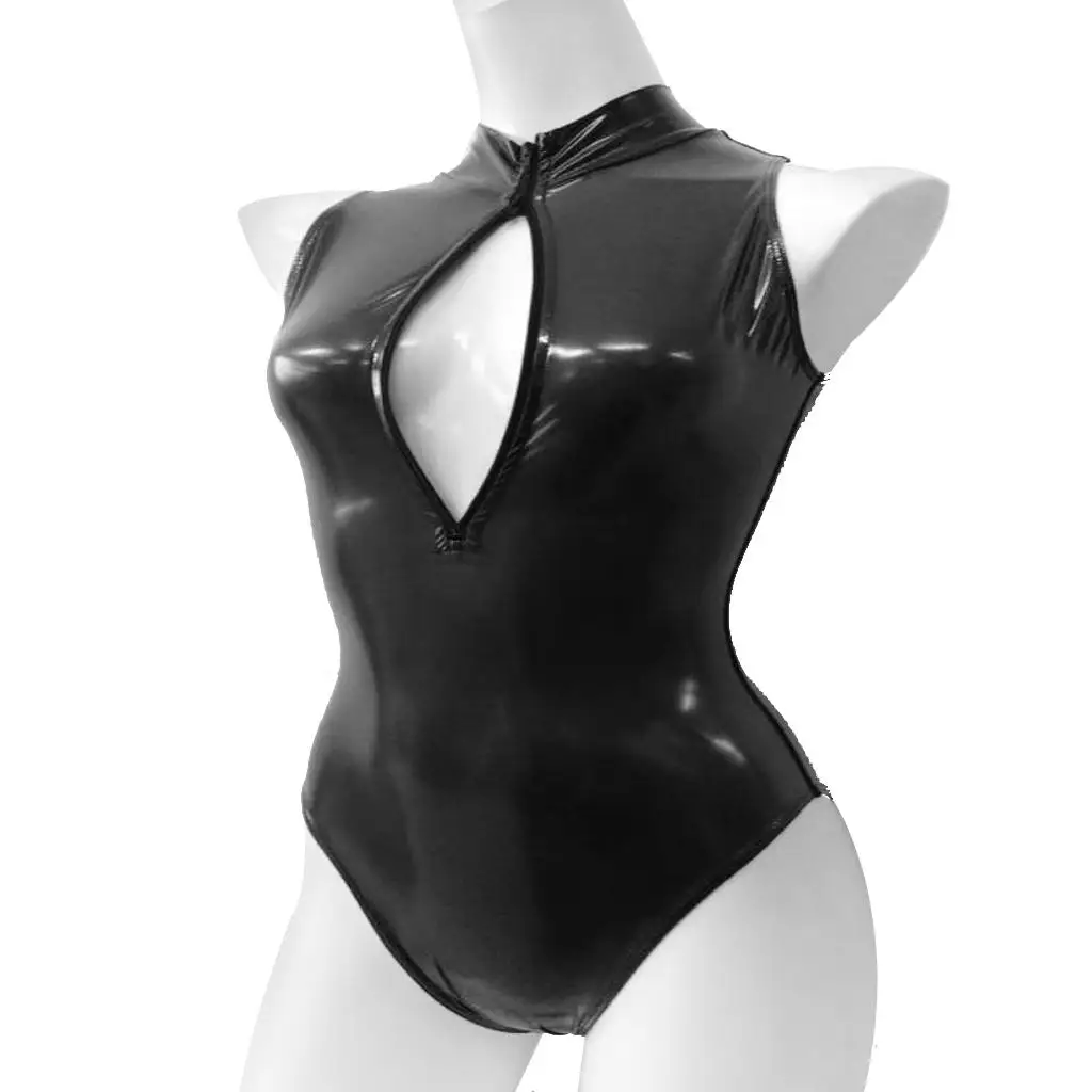 Girl Swimsuit Cosplay Japanese Sukumizu Open Chest Elastic One Piece Korean Style Swimwear for Women