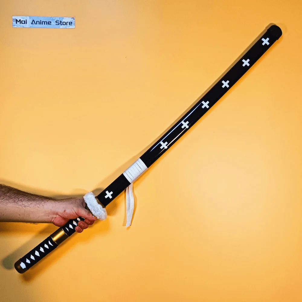 40in رورونوا زورو كاتانا أنيمي زورو تأثيري الدعامة السيف المضيء مع مصباح ليد حجم حقيقي كاتانا الساموراي صابر لعبة غير حادة هدية #2