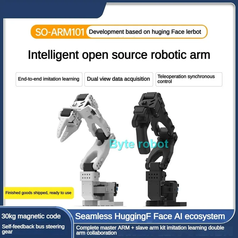 Assembled SO-ARM101 0pen Source 6 Axis Robotic Arm SO-101 LeRobot Embodied Intelligence Al Visual Recognition Programming Robot
