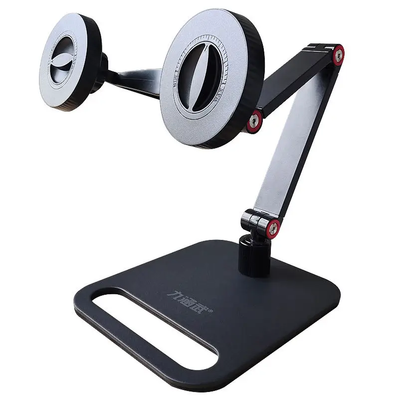 

Adjustable Magnetic Force Dual Phone Tablet Holder Mobile Live Streaming Stand Desktop Universal Shooting Overhead Tablet Base