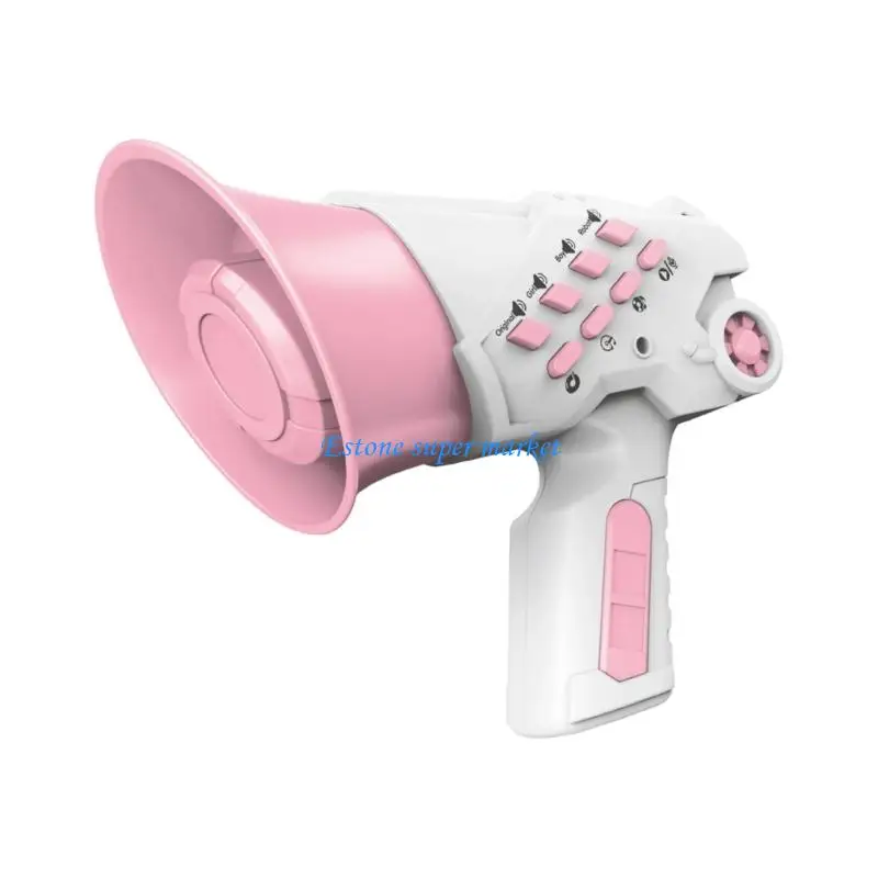 090B Portable Voice Changer Megaphone Handheld Recorder Speaker with Multiple Effects for Parties Travel Pranks