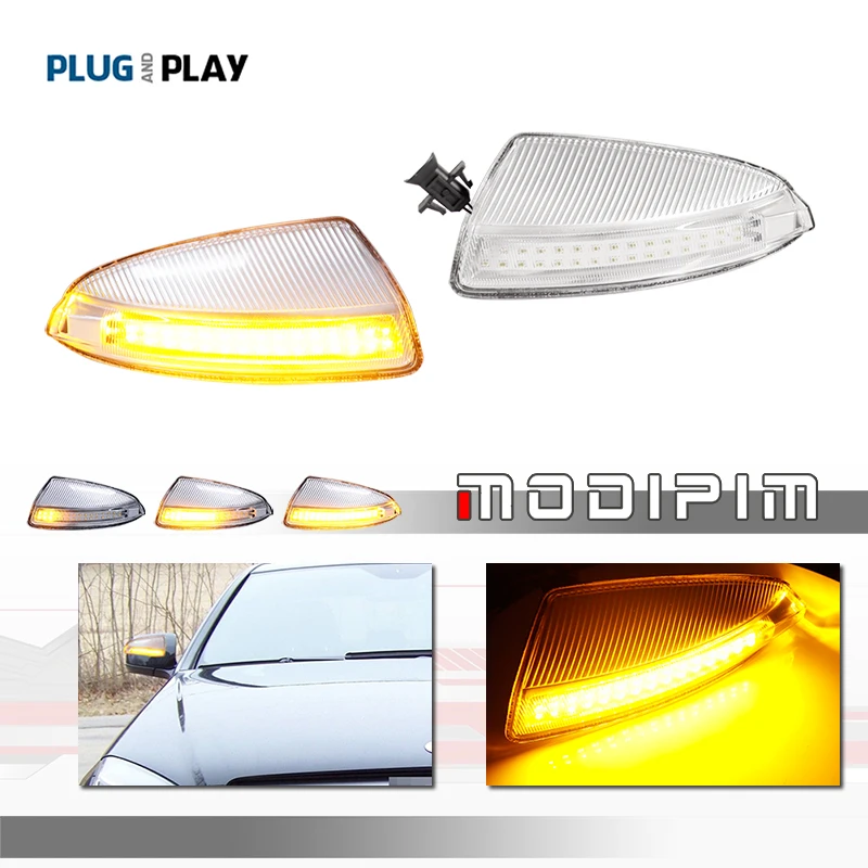 

Sequential Amber LED Car Front Side Mirror Signal Lights For Mercedes Benz Vito Bus/Viano W639, C-Class Saloon W204/T-model S204