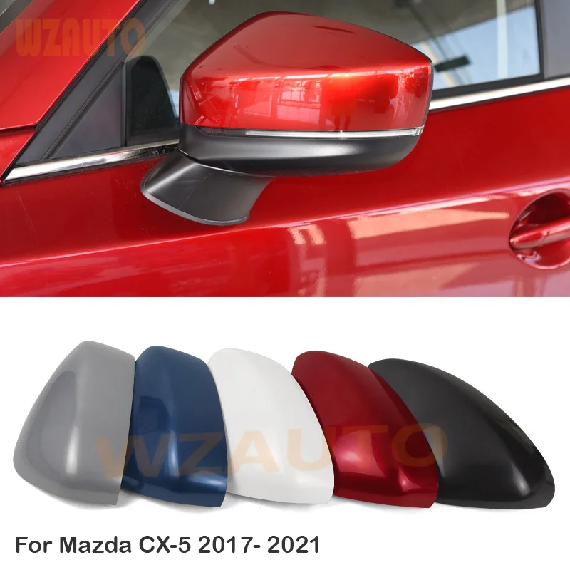 Auto Rearview Side Mirror Accesorios Up Cover Shell/Housing Cover For Mazda CX-5 CX5 2017 2018 2019 2020 2021