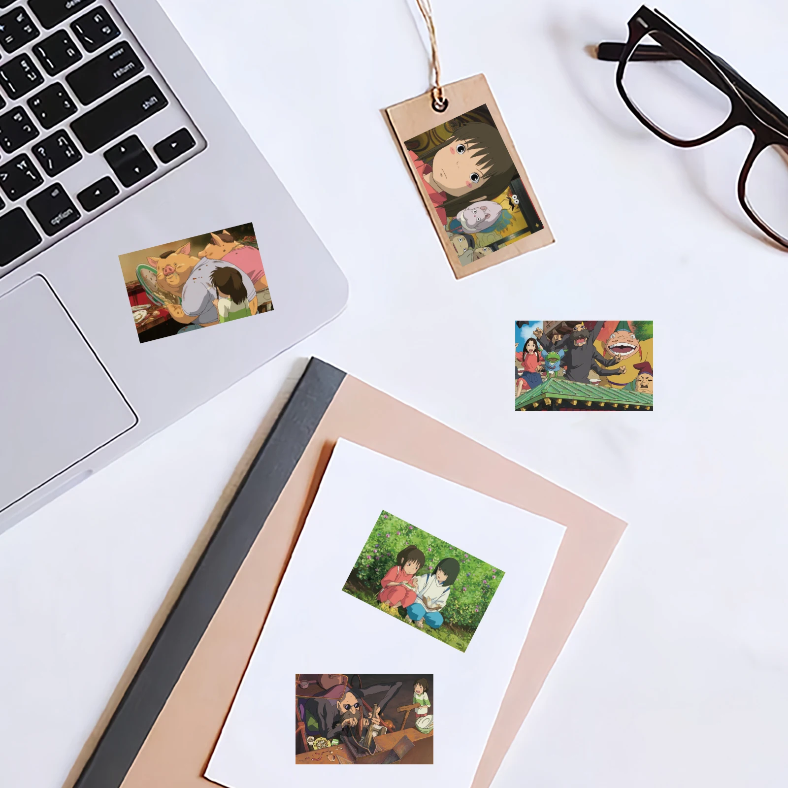 30pcs Spirited Away Cartoon Character Stickers for Notebooks, Water Bottles, Suitcases and Phone Cases, Envelopes, Pen Cases image 3
