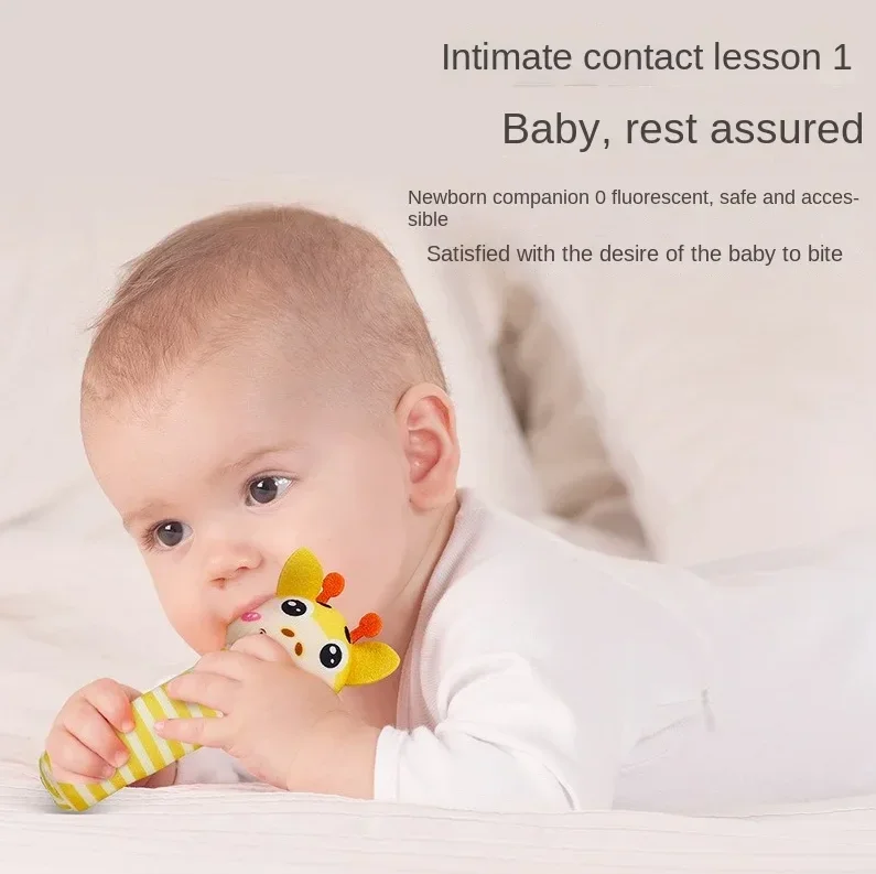 0-12 Maanden Schattige Dieren Baby Rammelaar Pasgeboren Rammelaar Hand Bel Mobiles Speelgoed Pasgeboren Pluche Bebe Speelgoed Baby Geschenken peuter Speelgoed