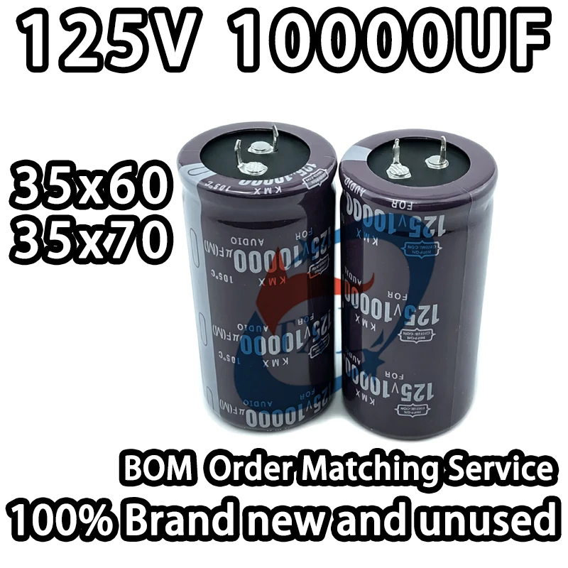 NIPPON-CHEMI-CON-125v10000uF 35x60 35x70 мм Аудиофильский электролитический конденсатор для фильтра аудиоусилителя