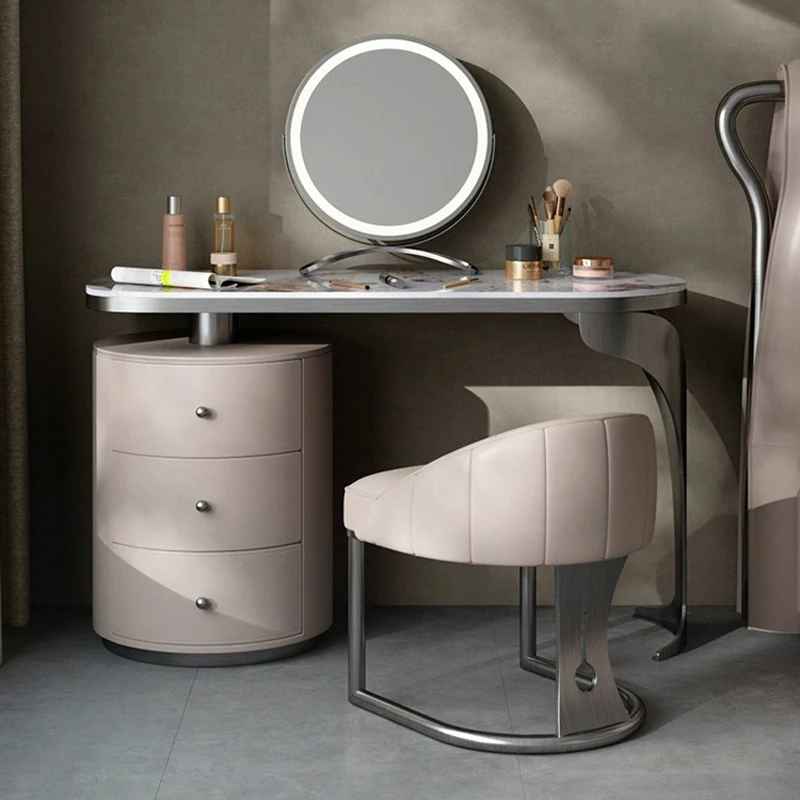 

Mirror Luxury Dressing Table Design Chair Jewellery Organiser Dressing Table Drawers Apartment Tocador Maquillaje Furniture