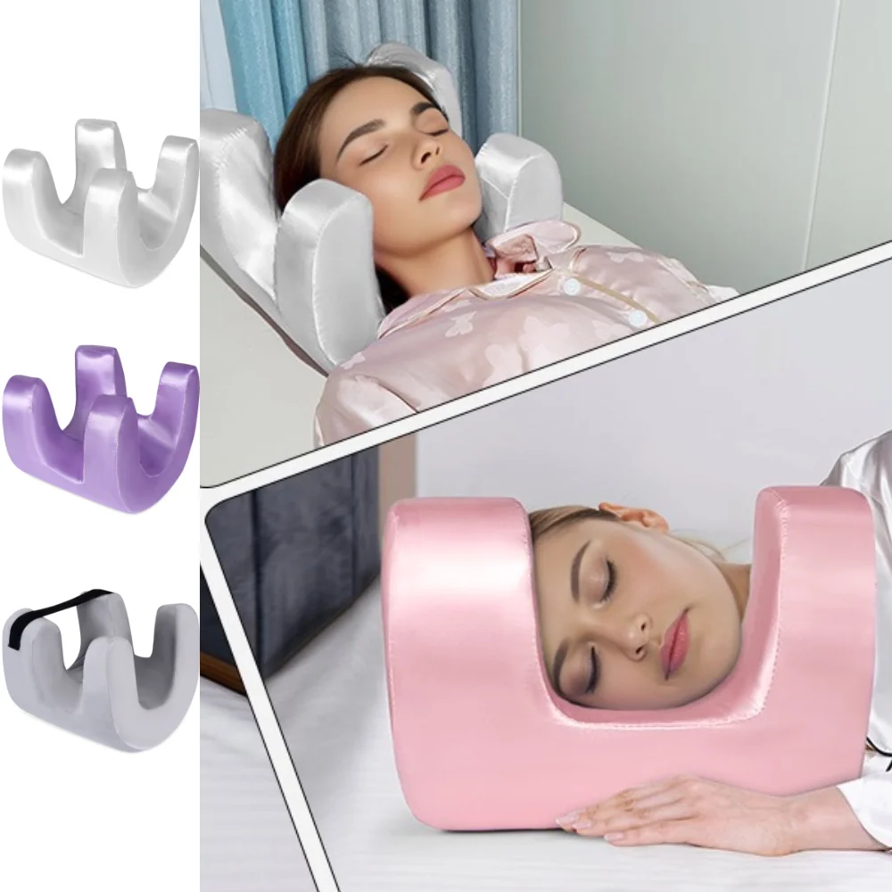 Beauty Bed Pillow Wrinkle Memory Foam Pillow Beauty Sleep Pillow Soft Anti-cervical Spine Resilience Pillow Shoulder Pain Relief