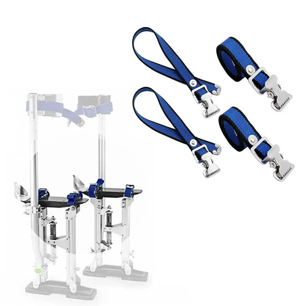 Nylon Stilts Strap Adjustable Stilt Strap Heavy Duty Adjustable Drywall Stilts Leg Fixation Bands Kit with Mounting for Drywall