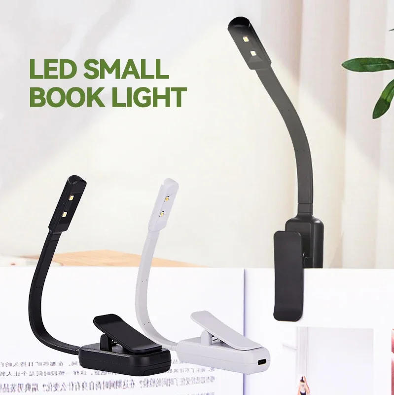 LED Reading Light Book Lights With Reading Lamp Portable And Rechargeable Reading Lights With Clamps For Camping Travel Studying