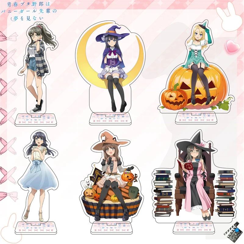 

Rascal Does Not Dream of Bunny Girl Senpai Acrylic Stand Mai Sakurajima figure Stand Plate Cosplay Prop Decor Cartoons present