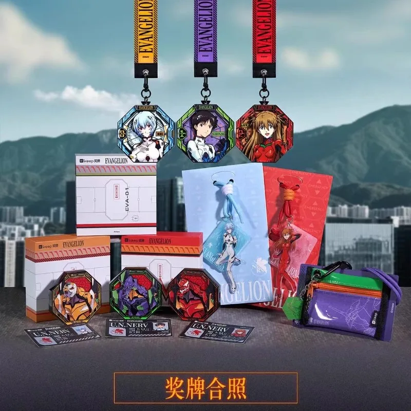 

Neon Genesis Evangelion Medal Combat Warning EVA Custom Peripheral Asuka Langley Soryu Shinji Ikari Accessories Collectibles