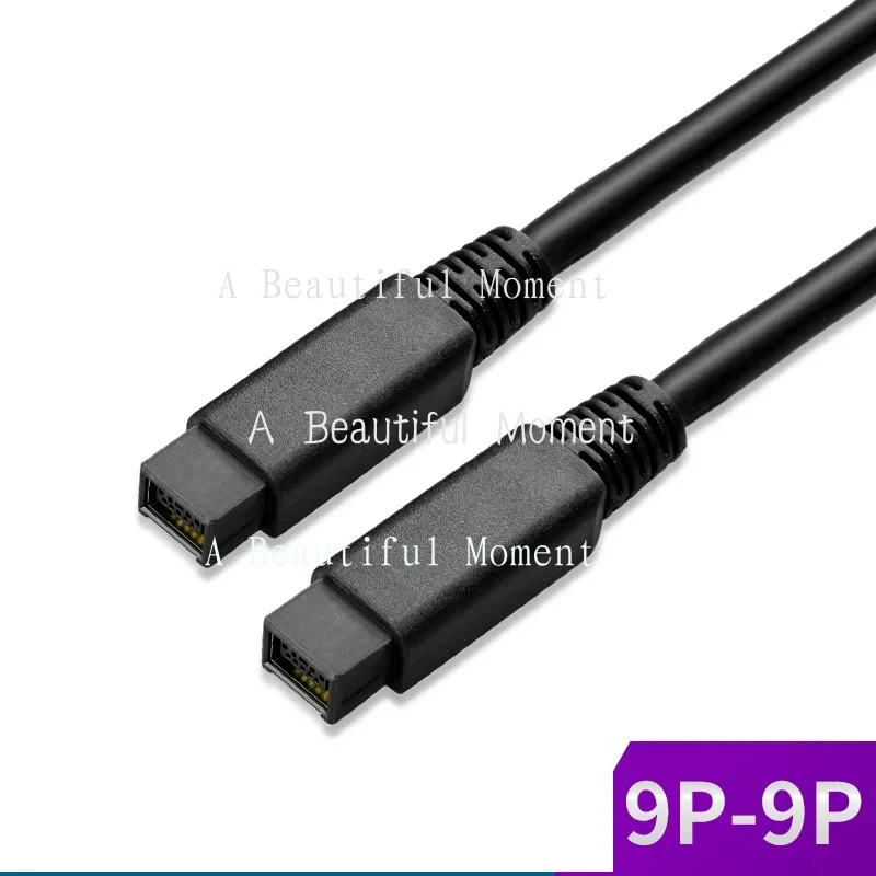 

IEEE1394B Data Cable 1394B 9P to 9P 9 Pin to 9Pin Industrial Camera Cable Firewire 800 Mbps 1.5m