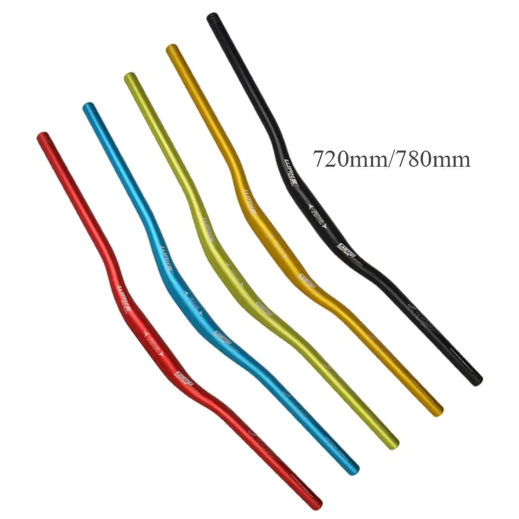 Mountain Bike Handlebar Extra Long Riser Bar 780mm Aluminum Handlebar for Road Bike Parts and Repair Upgrades