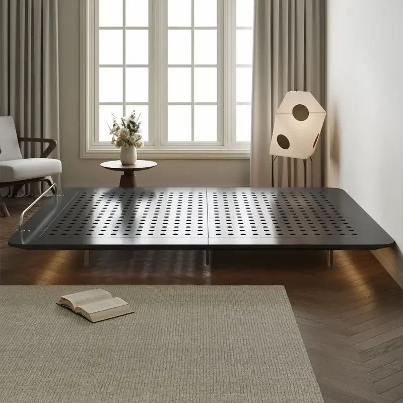 No bedside carbon steel suspension bed 2025 Internet celebrity explosion zero formaldehyde bed frame