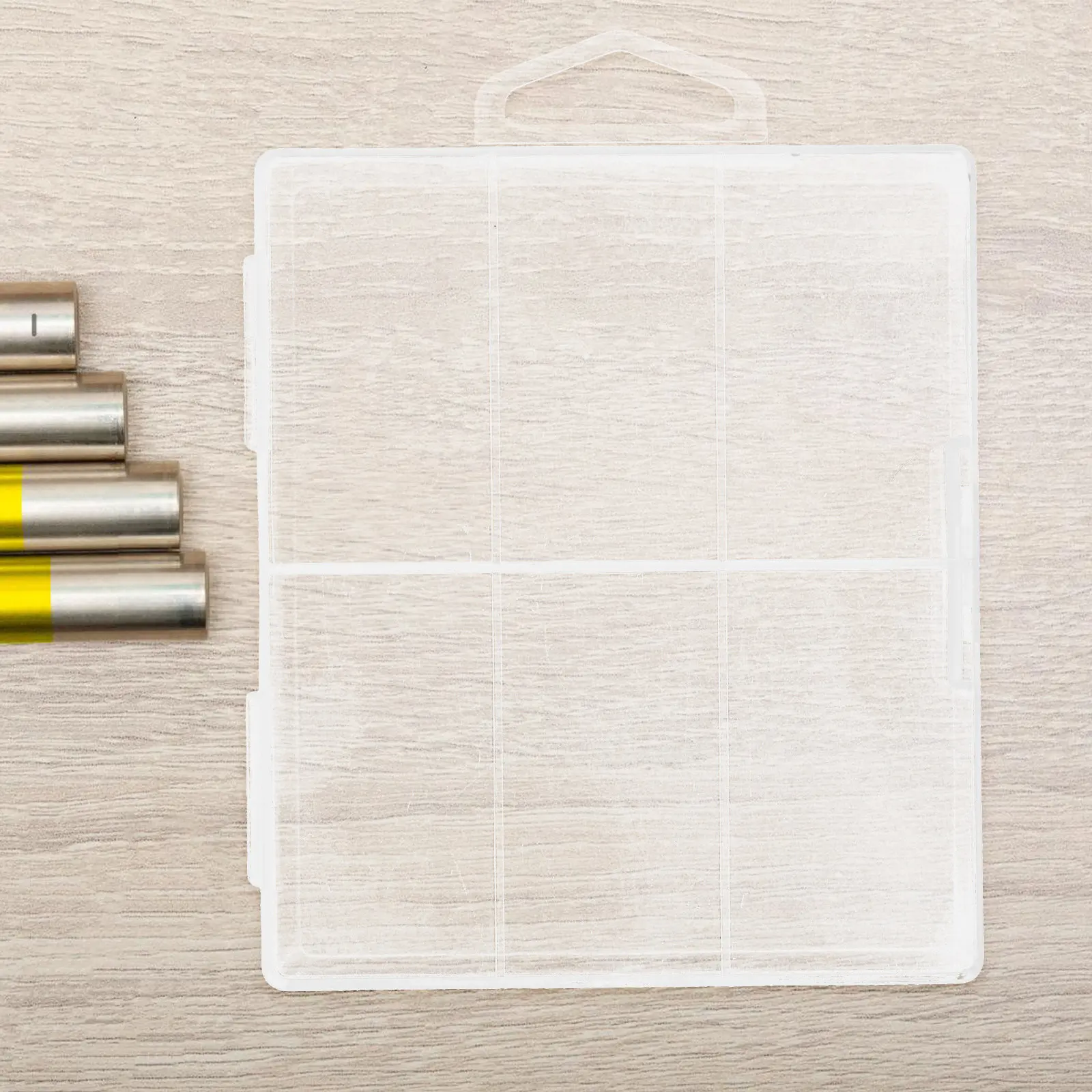 Plastic Battery Case Wall Hanging Small Items Storage Box Lightweight Compact Battery Organizer Storage Container