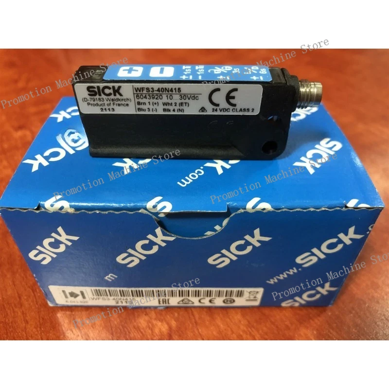 

1 шт. WFS3-40N415 6043920 датчик этикетки Sick 100% новые и оригинальные вилочные датчики WFS3-40P415